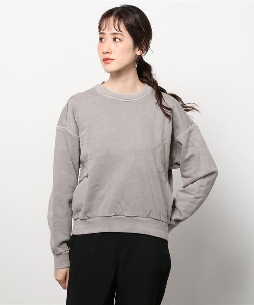 Reebok(リーボック)の「クラシックス ナチュラル ダイ スモール ロゴ スウェットシャツ / Classics Natural Dye Small Logo Sweatshirt(スウェット・レディース・ライトグレー/オフホワイト/グリーン系その他/ブルー・SMALL/MEDIUM/LARGE/X-LARGE/XX-LARGE/X-SMALL)」の13枚目の写真