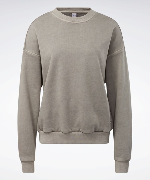 Reebok(リーボック)の「クラシックス ナチュラル ダイ スモール ロゴ スウェットシャツ / Classics Natural Dye Small Logo Sweatshirt(スウェット・レディース・ライトグレー/オフホワイト/グリーン系その他/ブルー・SMALL/MEDIUM/LARGE/X-LARGE/XX-LARGE/X-SMALL)」の9枚目の写真