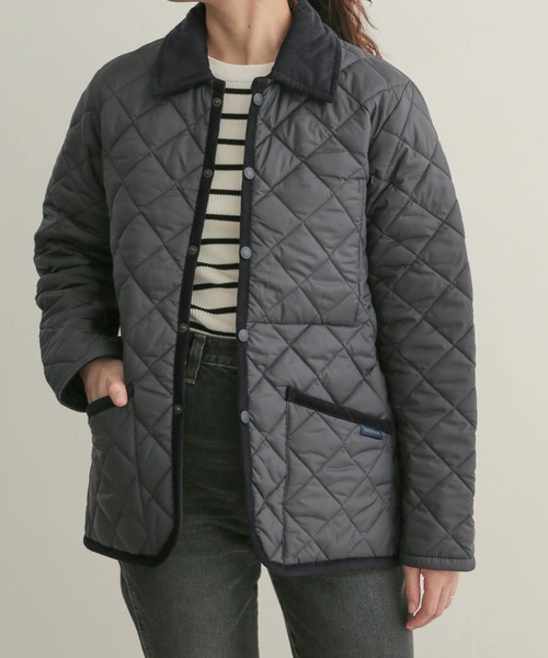 LAVENHAM(ラベンハム)の「LAVENHAM RAYDON WOMENS21(ダウンジャケット/コート・レディース・ブラック/ネイビー・10)」の2枚目の写真