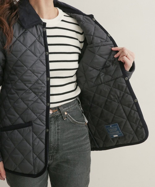 LAVENHAM(ラベンハム)の「LAVENHAM RAYDON WOMENS21(ダウンジャケット/コート・レディース・ブラック/ネイビー・10)」の7枚目の写真
