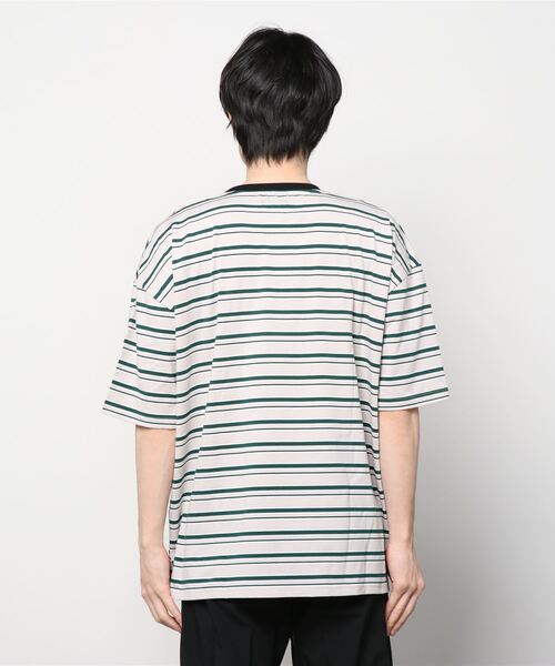 Subciety(サブサエティ)の「BORDER TEE(Tシャツ/カットソー・メンズ・グレー/ホワイト/ネイビー・MEDIUM/LARGE/X-LARGE)」の15枚目の写真