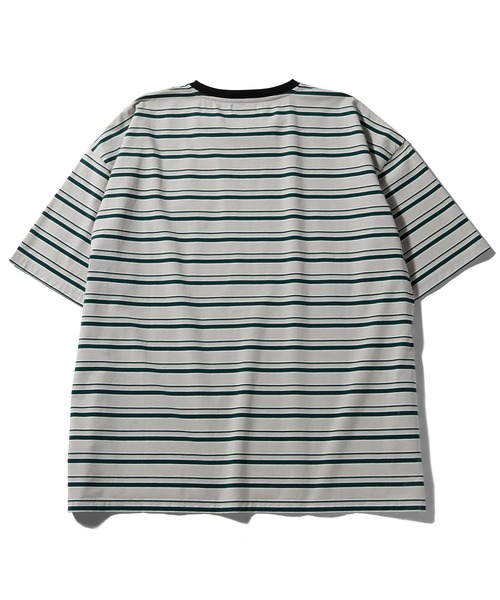 Subciety(サブサエティ)の「BORDER TEE(Tシャツ/カットソー・メンズ・グレー/ホワイト/ネイビー・MEDIUM/LARGE/X-LARGE)」の6枚目の写真