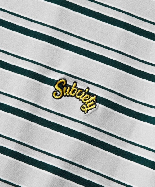 Subciety(サブサエティ)の「BORDER TEE(Tシャツ/カットソー・メンズ・グレー/ホワイト/ネイビー・MEDIUM/LARGE/X-LARGE)」の9枚目の写真