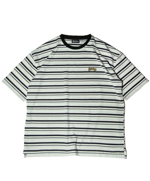 Subciety(サブサエティ)の「BORDER TEE(Tシャツ/カットソー・メンズ・グレー/ホワイト/ネイビー・MEDIUM/LARGE/X-LARGE)」の4枚目の写真