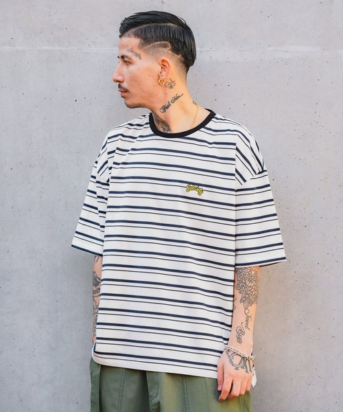 Subciety(サブサエティ)の「BORDER TEE(Tシャツ/カットソー・メンズ・グレー/ホワイト/ネイビー・MEDIUM/LARGE/X-LARGE)」の11枚目の写真