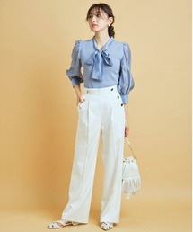 JUSGLITTY（ジャスグリッティー）の「タックワイドパンツ（その他