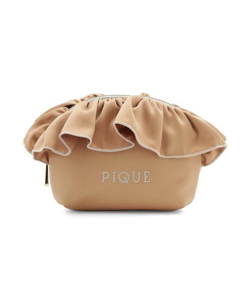 gelato pique（ジェラートピケ）の「バイカラーサテンポーチ（ポーチ