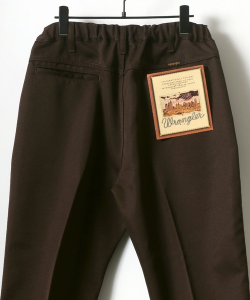 Wrangler（ラングラー）の「Wrangler/ラングラー セットアップ対応 Rad Pants/ラッドパンツ/センタープレス テーパードパンツ（スラックス・メンズ・ブラック/ブラウン/アイボリー・S/M/L/XL）」の10枚目の写真