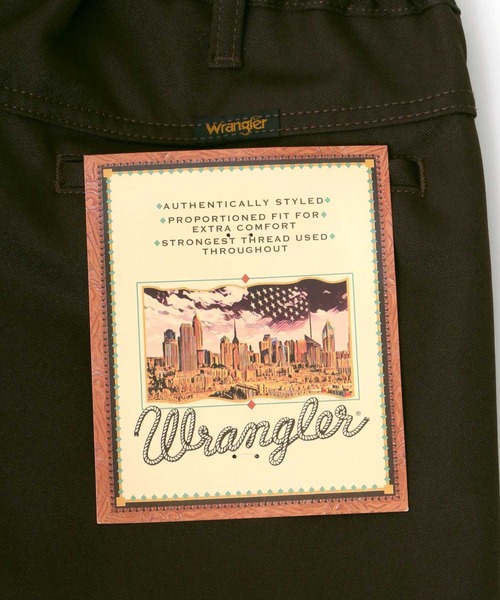 Wrangler（ラングラー）の「Wrangler/ラングラー セットアップ対応 Rad Pants/ラッドパンツ/センタープレス テーパードパンツ（スラックス・メンズ・ブラック/ブラウン/アイボリー・S/M/L/XL）」の17枚目の写真