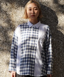 AVIREX | DOUBLE GAUZE RUGBY SHIRT/ ダブルガーゼ ラグビーシャツ(シャツ/ブラウス)