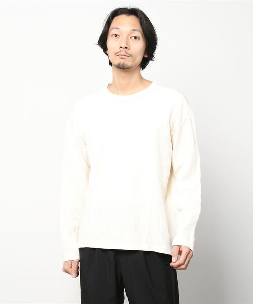 Reebok(リーボック)の「クラシックス ナチュラル ダイ ワッフル クルー スウェットシャツ / Classics Natural Dye Waffle Crew Sweatshirt(スウェット・メンズ・オフホワイト/グリーン系その他・SMALL/MEDIUM/LARGE/X-LARGE/XX-LARGE/X-SMALL/XXX-LARGE)」の8枚目の写真