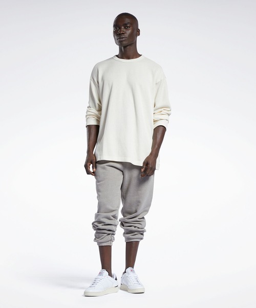 Reebok(リーボック)の「クラシックス ナチュラル ダイ ワッフル クルー スウェットシャツ / Classics Natural Dye Waffle Crew Sweatshirt(スウェット・メンズ・オフホワイト/グリーン系その他・SMALL/MEDIUM/LARGE/X-LARGE/XX-LARGE/X-SMALL/XXX-LARGE)」の10枚目の写真