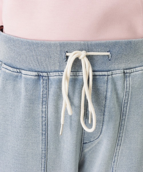 NAVY(ネイビー)の「インディゴジョガーパンツ(その他パンツ・レディース・ブラック/サックスブルー/ネイビー・M/L)」の18枚目の写真