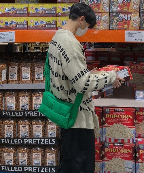 ASCLO（エジュクロ）の「ASCLO Roxy And Botte Cross Bag（ショルダーバッグ・メンズ・ブラック/グリーン・FREE）」の12枚目の写真