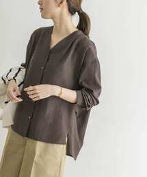 URBAN RESEARCH | ウォッシャブルエアリーVネックシャツ(シャツ/ブラウス)