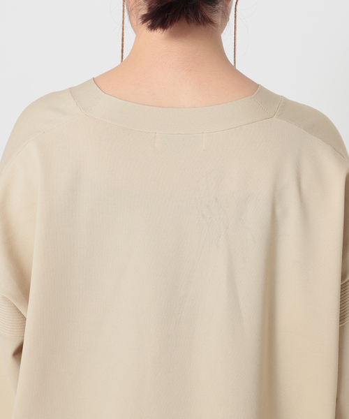 Simplicite（サンプリシテ）の「ソフトポリニットVカーディガン（カーディガン/ボレロ・レディース・オレンジ/ブラウン/ホワイト・FREE）」の19枚目の写真