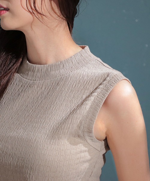 Honeys（ハニーズ）の「ハイネックタンクトップ（タンクトップ）」 - WEAR