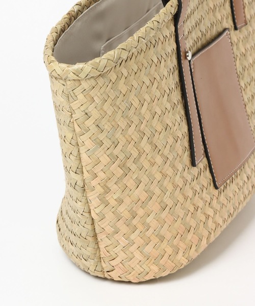 mysty woman（ミスティウーマン）の「フェイクレザーハンドルカゴバッグ 275096（ハンドバッグ・レディース・ベージュ・FREE）」の9枚目の写真