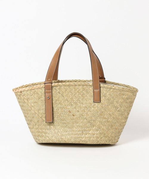 mysty woman（ミスティウーマン）の「フェイクレザーハンドルカゴバッグ 275096（ハンドバッグ・レディース・ベージュ・FREE）」の4枚目の写真