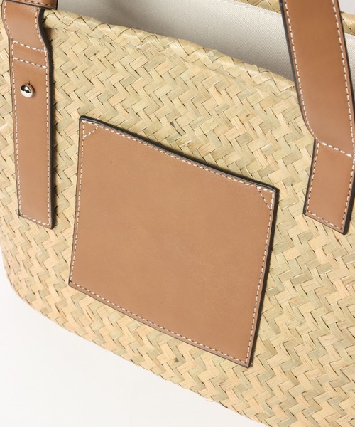 mysty woman（ミスティウーマン）の「フェイクレザーハンドルカゴバッグ 275096（ハンドバッグ・レディース・ベージュ・FREE）」の11枚目の写真