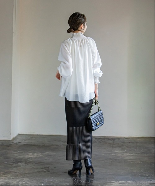 セール】《追加》シャーリングシアーブラウス5◇(シャツ セール】《追加》シャーリングシアーブラウス5◇(シャツ