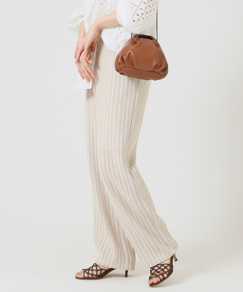 journal standard L'essage（ジャーナルスタンダードレサージュ）の「レースパンツ（その他パンツ・レディース・ネイビー/ナチュラル・FREE）」の7枚目の写真