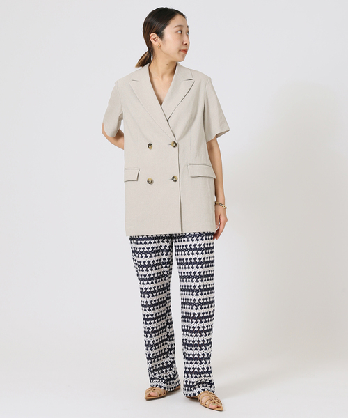 journal standard L'essage（ジャーナルスタンダードレサージュ）の「レースパンツ（その他パンツ・レディース・ネイビー/ナチュラル・FREE）」の8枚目の写真