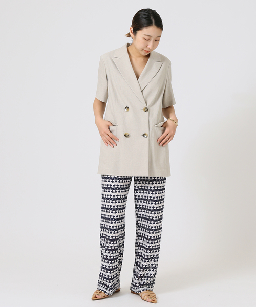 journal standard L'essage（ジャーナルスタンダードレサージュ）の「レースパンツ（その他パンツ・レディース・ネイビー/ナチュラル・FREE）」の9枚目の写真