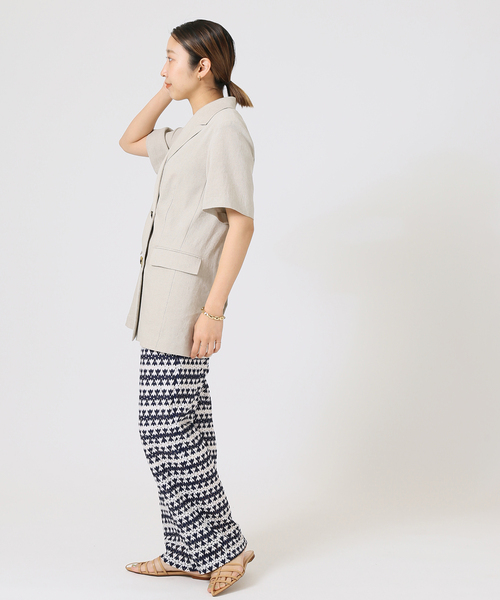 journal standard L'essage（ジャーナルスタンダードレサージュ）の「レースパンツ（その他パンツ・レディース・ネイビー/ナチュラル・FREE）」の10枚目の写真