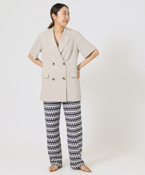 journal standard L'essage（ジャーナルスタンダードレサージュ）の「レースパンツ（その他パンツ・レディース・ネイビー/ナチュラル・FREE）」の12枚目の写真