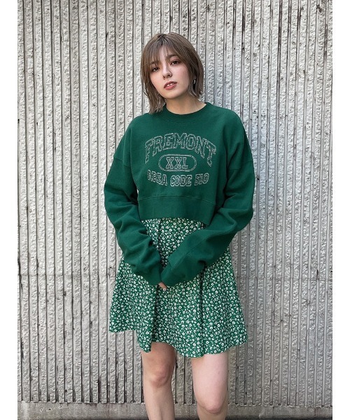 ENVYM(アンビー)の「フラワーパターンキャミOP(ワンピース・レディース・ブラック/レッド/グリーン・FREE)」の11枚目の写真