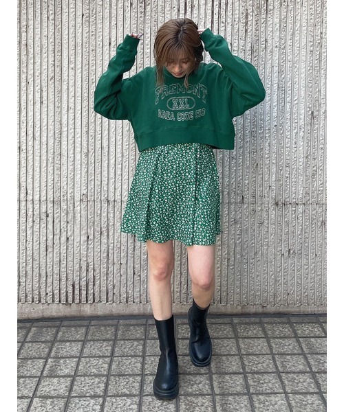 ENVYM(アンビー)の「フラワーパターンキャミOP(ワンピース・レディース・ブラック/レッド/グリーン・FREE)」の12枚目の写真