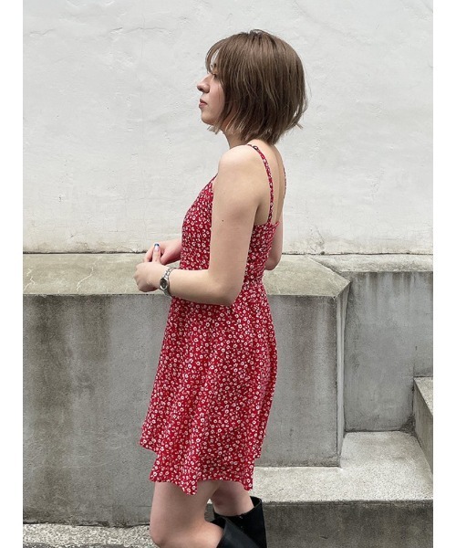 ENVYM(アンビー)の「フラワーパターンキャミOP(ワンピース・レディース・ブラック/レッド/グリーン・FREE)」の22枚目の写真