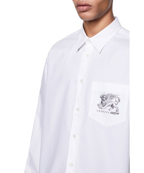 DIESEL(ディーゼル)の「メンズ シャツ プリント(シャツ/ブラウス・メンズ・ブラック/ホワイト・X-SMALL/LARGE/X-LARGE/XX-LARGE/SMALL/MEDIUM)」の11枚目の写真