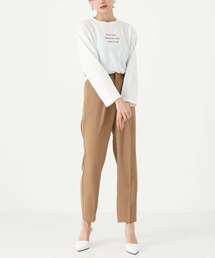テーパードパンツ×ロングTシャツ セット