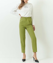 テーパードパンツ×ロングTシャツ セット