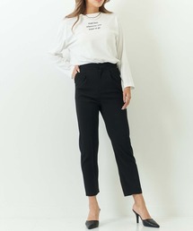 テーパードパンツ×ロングTシャツ セット