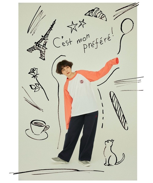 le coq sportif(ルコックスポルティフ)の「【池田エライザコラボ】長袖シャツ ストレッチ メンズ レディース ユニセックス ウェア tシャツ スポーツウェア(Tシャツ/カットソー・レディース・ブラック/ホワイト系・S/M/L/O)」の3枚目の写真