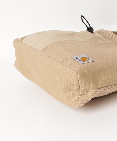 Carhartt WIP（カーハートダブリューアイピー）の「MEDLEY SHOULDER BAG（ショルダーバッグ・メンズ・ブラック/ライトブラウン・ONE SIZE）」の4枚目の写真