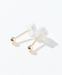 Jewel closet by L&Co.（ジュエルクローゼットバイエルアンドコー）の「K18 イエローゴールド ボール ピアス 3㎜【Kachittoキャッチ】（ピアス（両耳用）・メンズ）」