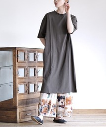 【着回しの効くストレートシルエット】 URBAN PLUS TEEワンピース