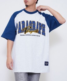 Paragraph | Paragraph (パラグラフ) ラグラン切り替え アーチロゴ半袖Tシャツ(Tシャツ/カットソー)