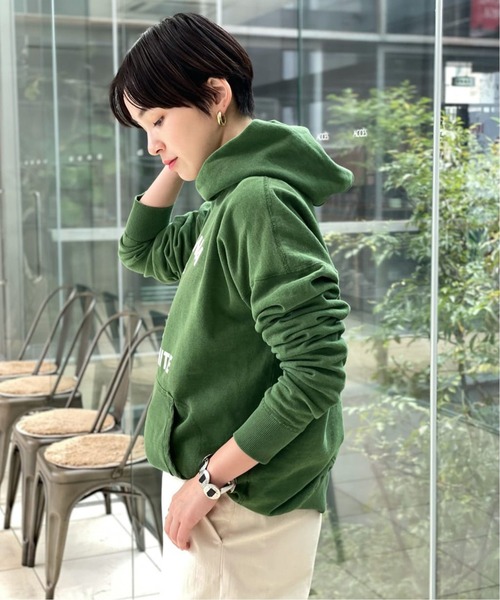 MIXTA（ミクスタ）の「《追加》《別注》【Mixta/ミクスタ】CALIFORNIA YOSEMITE HOODIE：スウェット（パーカー・レディース・カーキ・MEDIUM）」の4枚目の写真