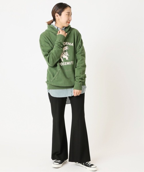 MIXTA（ミクスタ）の「《追加》《別注》【Mixta/ミクスタ】CALIFORNIA YOSEMITE HOODIE：スウェット（パーカー・レディース・カーキ・MEDIUM）」の5枚目の写真