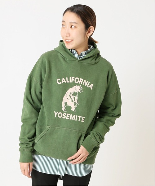 MIXTA（ミクスタ）の「《追加》《別注》【Mixta/ミクスタ】CALIFORNIA YOSEMITE HOODIE：スウェット（パーカー・レディース・カーキ・MEDIUM）」の8枚目の写真