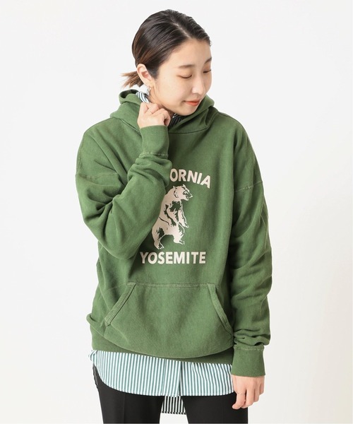 MIXTA（ミクスタ）の「《追加》《別注》【Mixta/ミクスタ】CALIFORNIA YOSEMITE HOODIE：スウェット（パーカー・レディース・カーキ・MEDIUM）」の9枚目の写真