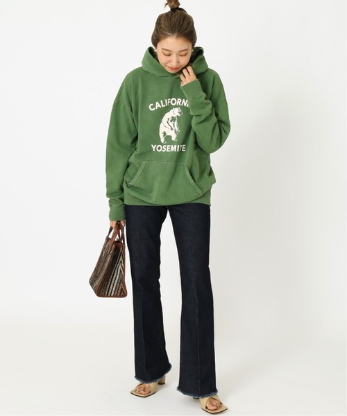 MIXTA（ミクスタ）の「《追加》《別注》【Mixta/ミクスタ】CALIFORNIA YOSEMITE HOODIE：スウェット（パーカー・レディース・カーキ・MEDIUM）」の14枚目の写真