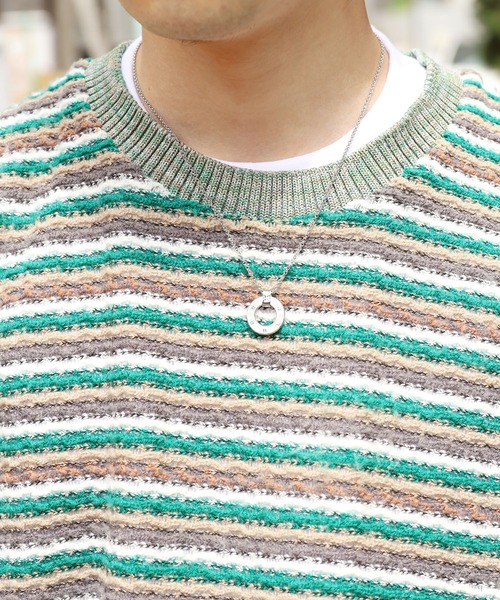 TOMMY HILFIGER(トミーヒルフィガー)の「TOMMY HILFIGER/トミーヒルフィガー STAINLESS STEEL DISK MEDALLION NECKLACE ラウンドロゴネックレス(ネックレス・メンズ・シルバー・FREE)」の11枚目の写真