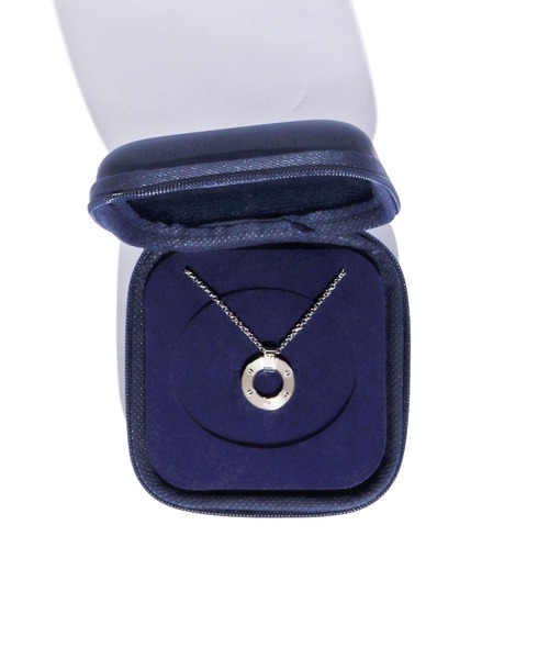 TOMMY HILFIGER(トミーヒルフィガー)の「TOMMY HILFIGER/トミーヒルフィガー STAINLESS STEEL DISK MEDALLION NECKLACE ラウンドロゴネックレス(ネックレス・メンズ・シルバー・FREE)」の10枚目の写真