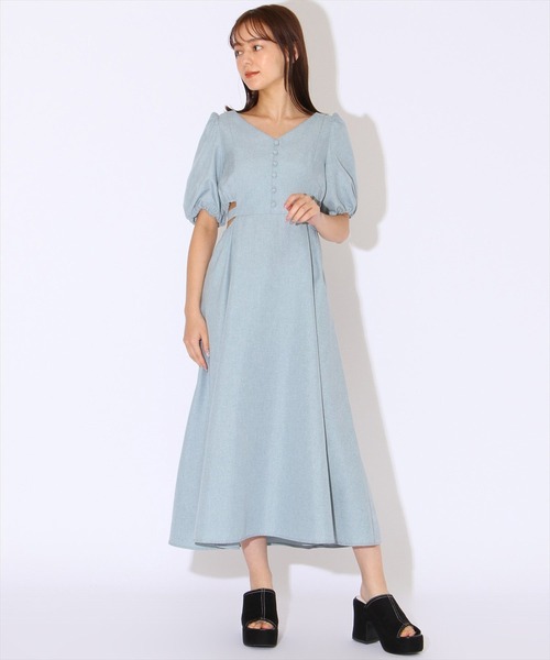 REDYAZEL カットアウトバックリボンワンピース REDYAZEL（レディアゼル）の「カットアウトバックリボン